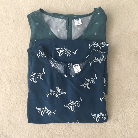 Lot of 2 Old Navy Empire Scoop Neck Dresses, L - Picture 10 of 11